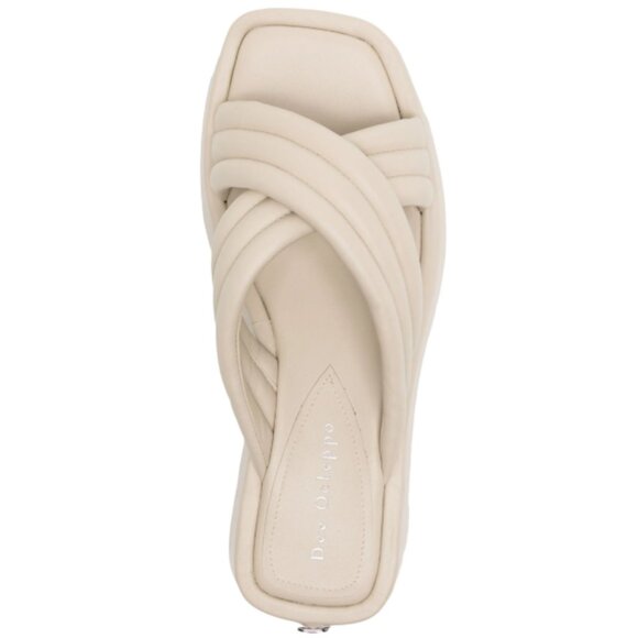 Platform Leather Sandals - Sicily Chalk - Dee Ocleppo - Picture 1 of 3